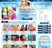 Captura de pantalla de la p&aacute; videochaterotico.com